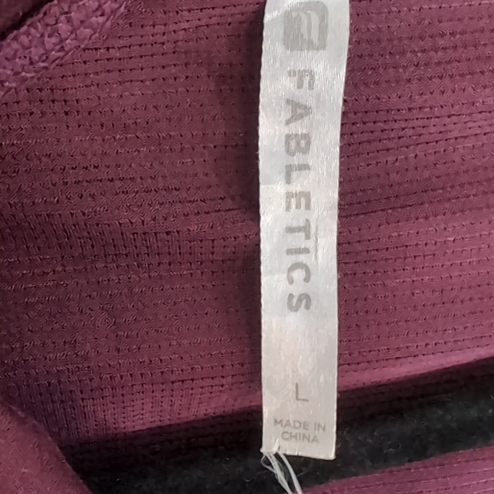 Fabletics Woman's JOJO Athletic Burgundy Rose Jacket,Size L. - Picture 3 of 11